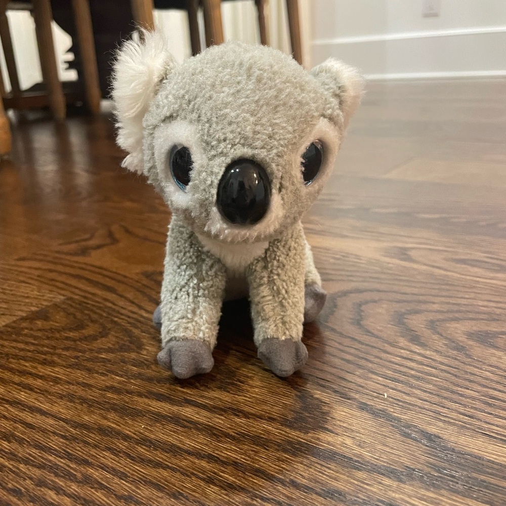 Ty Beanie Boo Velvety Gray Koala Plush
